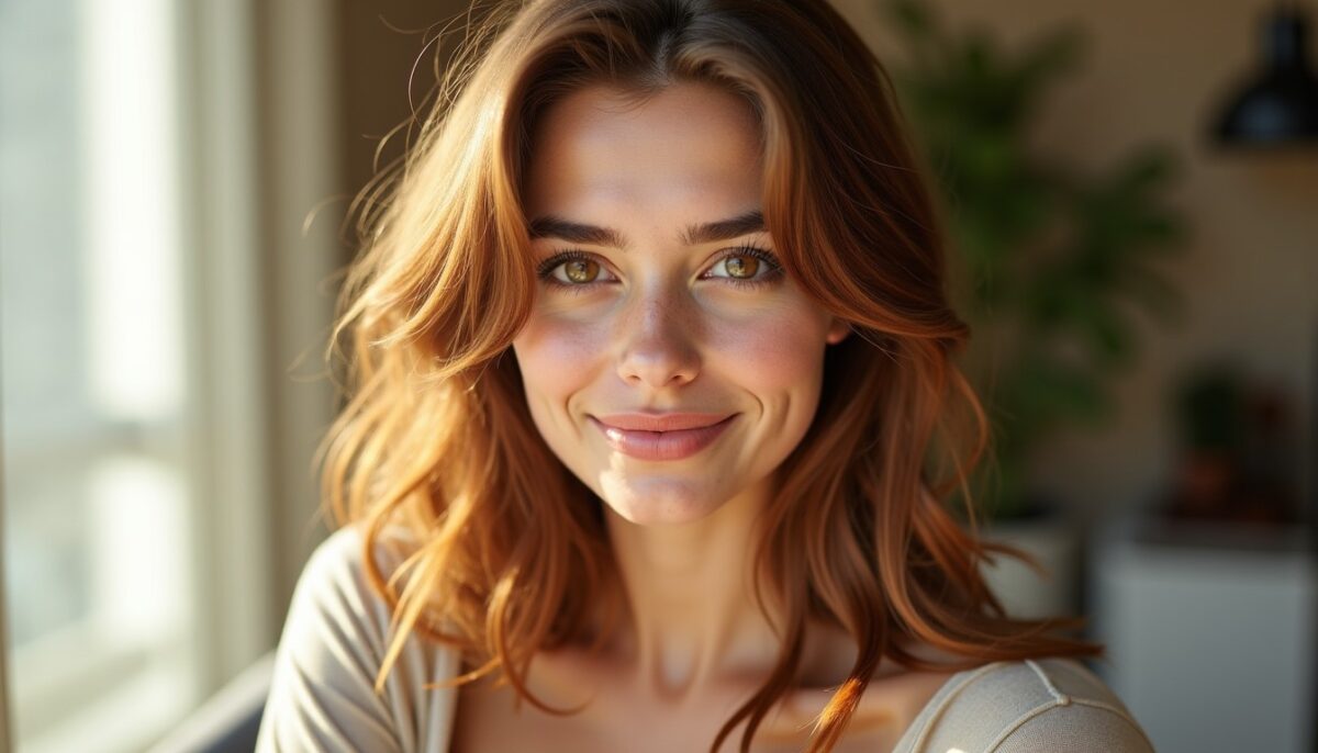 Quelle teinte de cheveux sublime les yeux marron et la peau claire ?