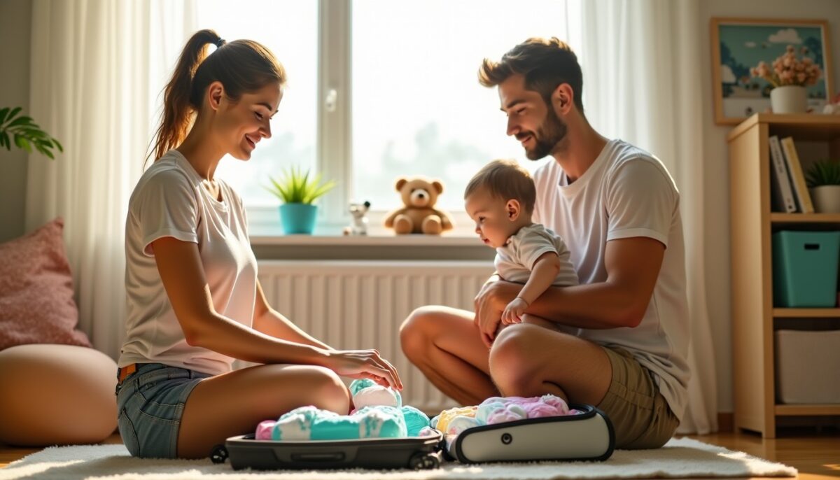 Comment bien choisir le nombre de couches à emporter en vacances avec bébé ?